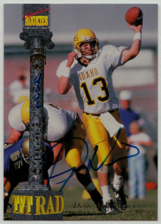 1994 Signature Rookies Tetrad #24 - Doug Nussmeier autograph (hg)