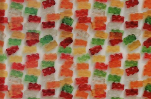 used Postcard: gummybears 3D