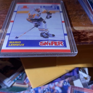1990 score sniper Mario lemieux hockey card 