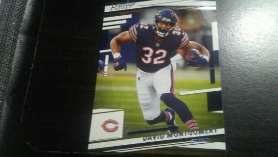 2022 PANINI PRESTIGE DAVID MONTGOMERY CHICAGO BEARS FOOTBALL CARD# 49