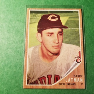 1962 - TOPPS BASEBALL CARD NO. 145 - LARRY LATMAN - INDIANS