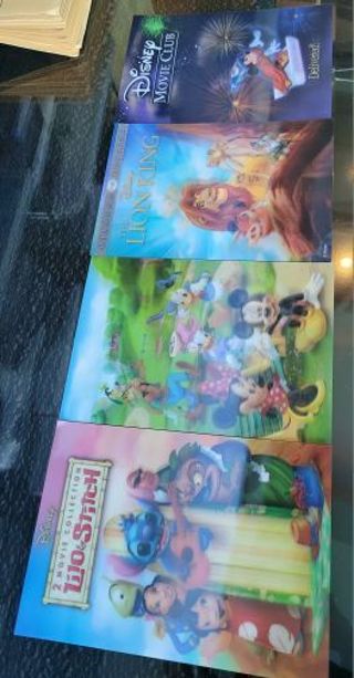 DISNEY- LOT OF LENTICULAR COLLECTIBLES BUNDLE (4)- BID TO WIN