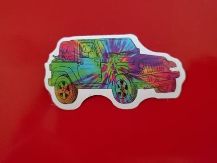 1 Trippy Jeep sticker