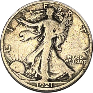 KEY DATE 1921 S Half Dollar 