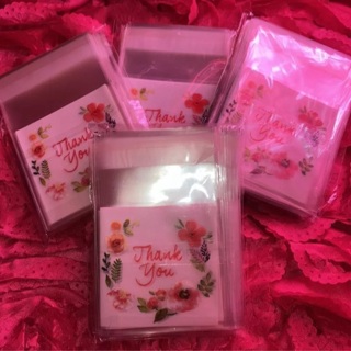 Tiny flower decorative clear cello bags: 400,size3.1x2.1,for jewelry etc