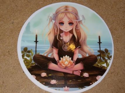 Beautiful nice one big vinyl sticker no refunds regular mail only Very nice quality!