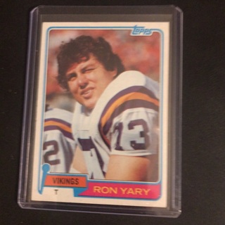 1981 Topps Ron Yary #402