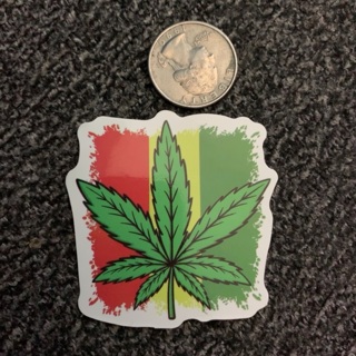 Marijuana sticker