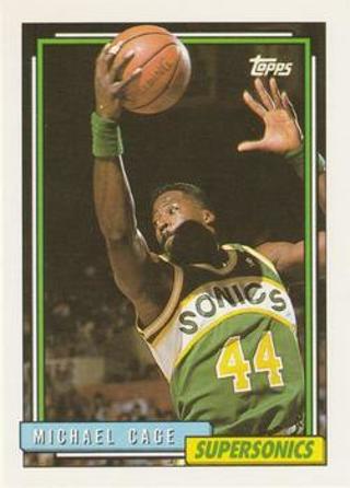 Tradingcard - NBA - 1992-93 Topps #79 - Michael Cage - Seattle SuperSonics