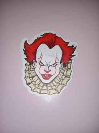 IT! Clown Horror Movie Reusable Waterproof Fade proof Sticker Decal