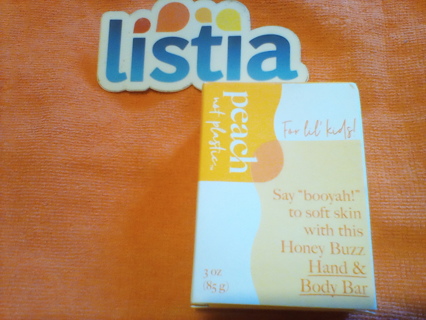 * 3-oz Bar of kid's Soap " Honey Buzz " *