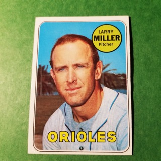 1969 - TOPPS BASEBALL CARD  NO. 323 - LARRY MILLER - ORIOLES