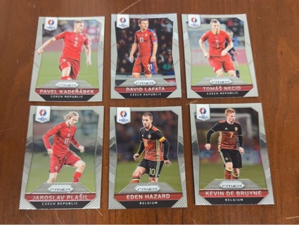 2016 Panini Prizm euro soccer lot