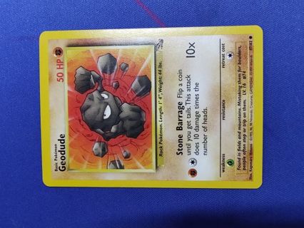 Pokemon Fossil Set Geodude 47/62 #1