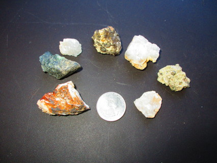 Rough Specimens with Crystals 