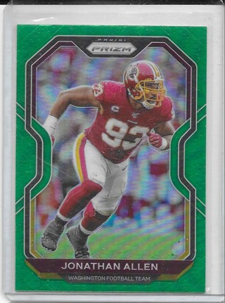 Jonathan Allen 2020 Prizm Prizms Green #183