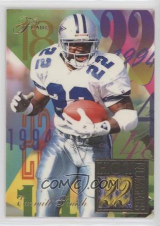 EMMITT SMITH 1994 FLAIR HOT NUMBERS INSERT DALLAS COWBOYS