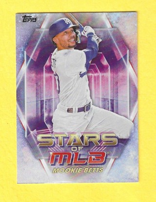 2023 Topps Mookie Betts Stars of MLB Insert SMLB-9 Dodgers Baseball Card