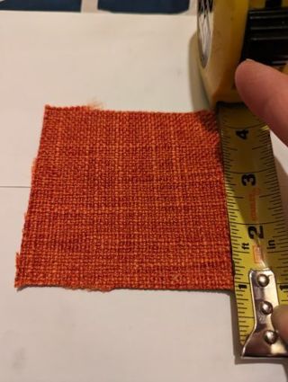 Fabric square (orange)