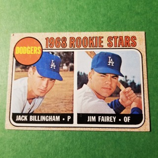 1968 - TOPPS EXMT - NRMT BASEBALL - CARD NO. 228 - 1968 ROOKIE STARS - DODGERS