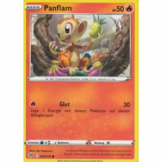 Tradingcard - 2022 Pokemon german Panflam 024/172 