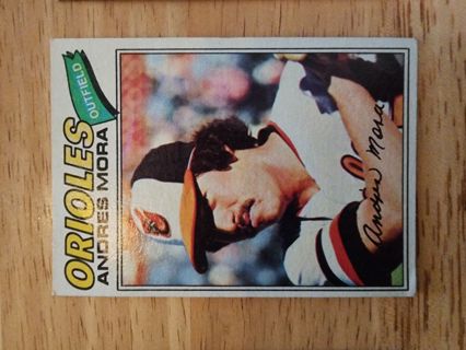 1977 Topps Andres Mora