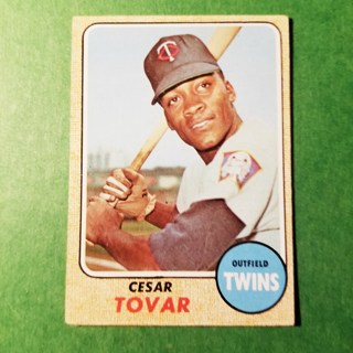 1968 - TOPPS BASEBALL CARD NO. 420 - CESAR TOVAR - TWINS