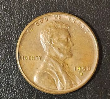 1950 D Copper Lincoln Wheat Cent