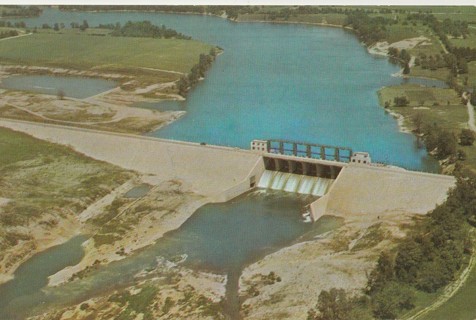 Vintage Unused Postcard: n: Fanshawe Dam, Ontario, Canada