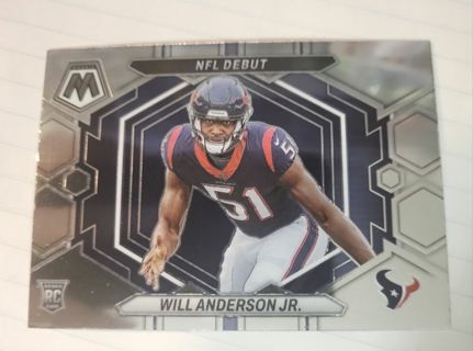 2023 Mosaic Will Anderson Jr rookie card Houston Texans