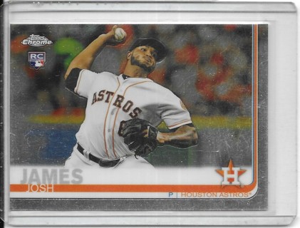 Josh James 2019 Topps Chrome #55 Rookie Card