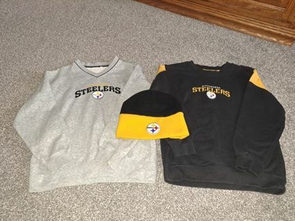 Pittsburgh STEELERS Youth SWEATSHIRTS and HAT