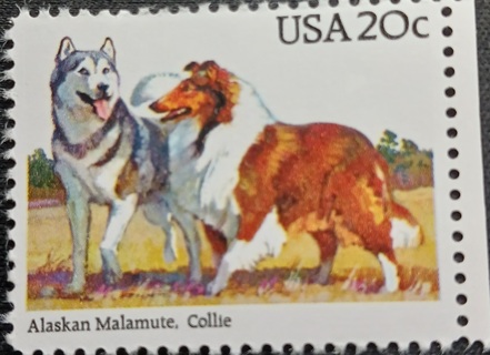 20c DOG STAMP MNH