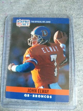 John Elway 1990 Pro Set Broncos