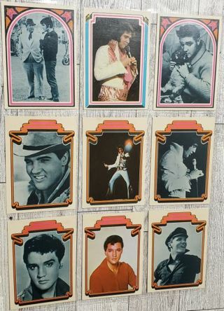 9 Elvis 1978 Cards!