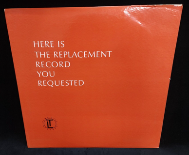 Rare Here is The Replacement Record You Requested Vinyl Album LP Time Life Music