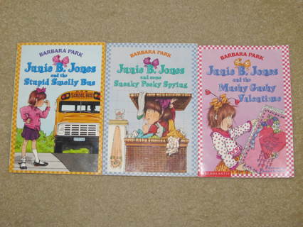 Lot of 3 Junie B Jones Books by Barbara Park
