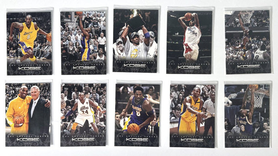 Kobe Bryant 10 Card Lot - 2012-13 Panini Kobe Anthology