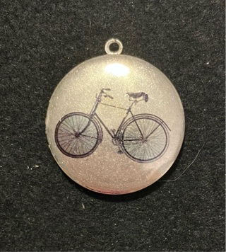 Bicycle Locket Charm