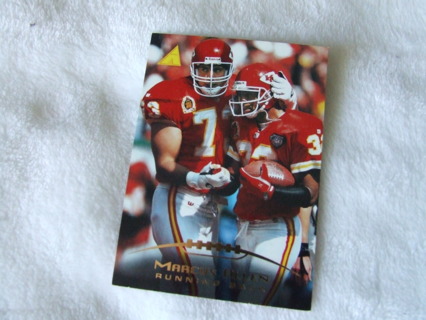 1995 Marcus Allen Kansas City Chiefs Pinnacle Card #133 Hall of Famer