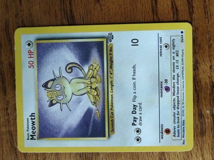 Pokemon Jungle Set Meowth 56/64 #5