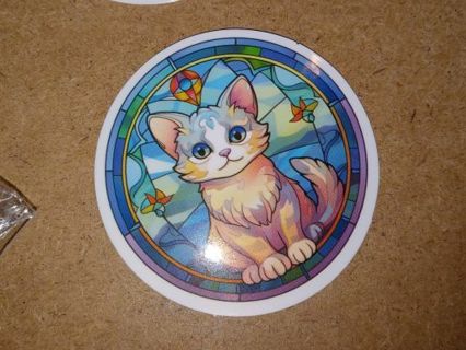 Cat Cute new 1⃣ vinyl sticker no refunds regular mail only Very nice win 2 or more get bonus