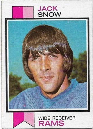 1973 TOPPS JACK SNOW CARD