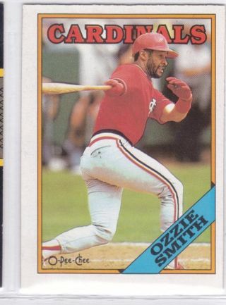 Ozzie Smith 1988 O-Pee-Chee St. Louis Cardinals