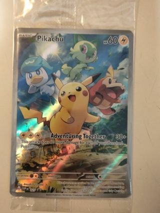 Sealed Pikachu 027 holo promo pokemon