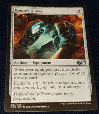 MTG ✨ Rogue's Gloves - (U) 227/269 Core Set (M15) ✨ Magic the Gathering (2014)