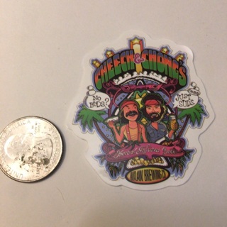 Cheech and Chong sticker read description before bidding 