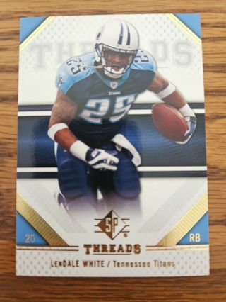 2009 Upper Deck Treads Football trading card.