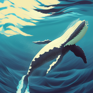 Listia Digital Collectible: Majestic whale