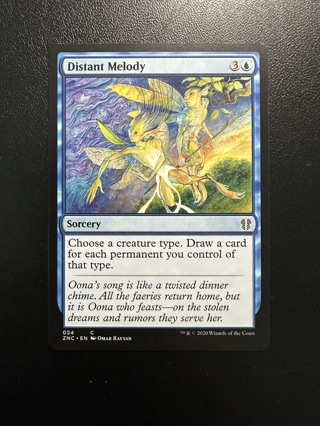 Distant Melody MTG Magic the Gathering Zendikar Commander Card